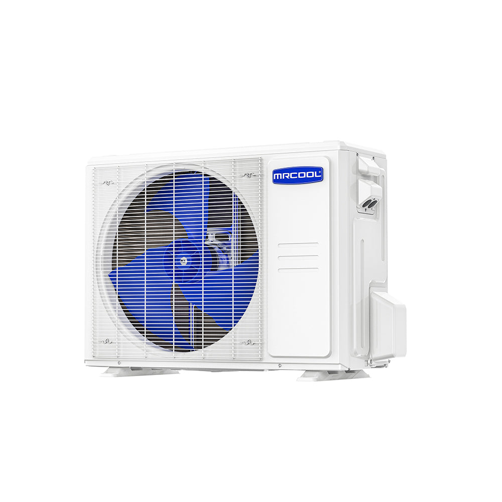 2nd Gen Central Ducted Hyper Heat — outdoor unit. Manufacturer component photograph; verify complete kit contents.