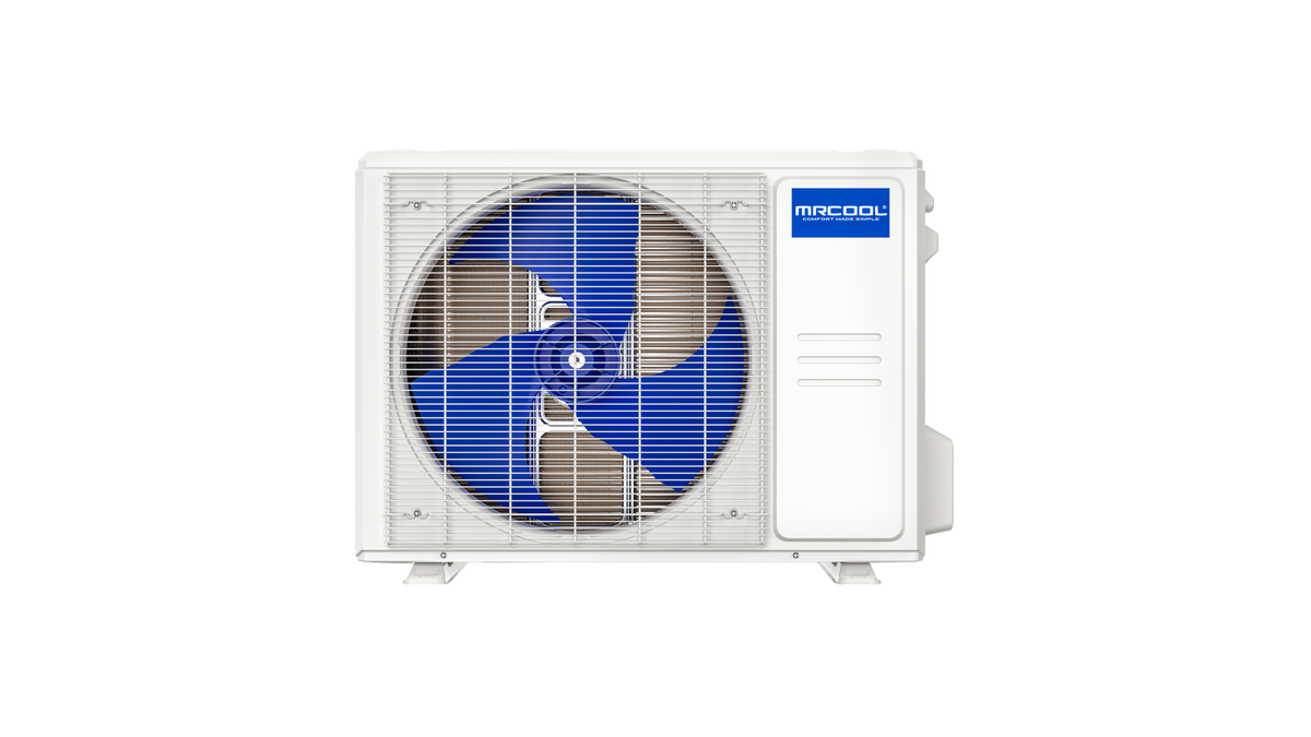 DIY® Select Single Zone — outdoor unit. Manufacturer component photograph; verify complete kit contents.