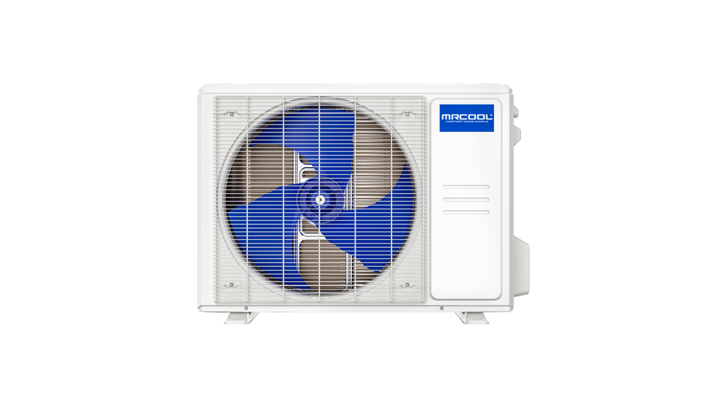 DIY® Select Single Zone — outdoor unit. Manufacturer component photograph; verify complete kit contents.