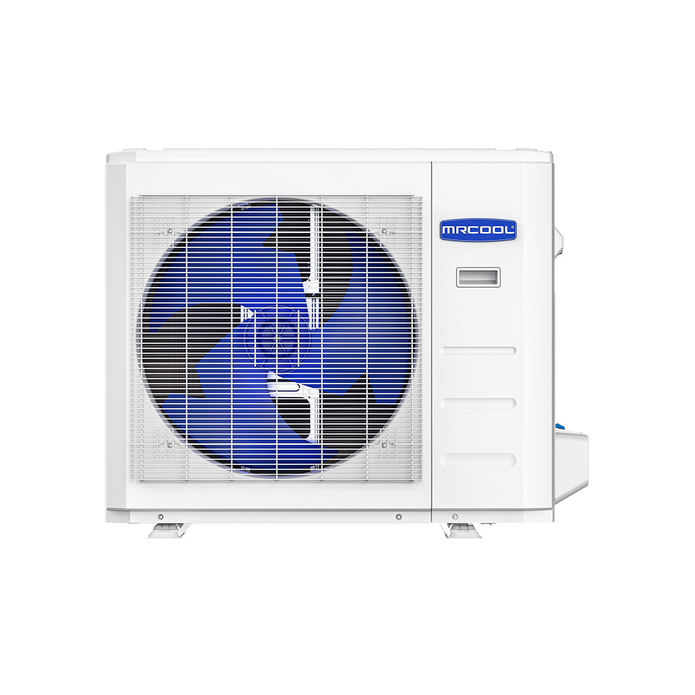 2nd Gen Central Ducted Hyper Heat — outdoor unit. Manufacturer component photograph; verify complete kit contents.