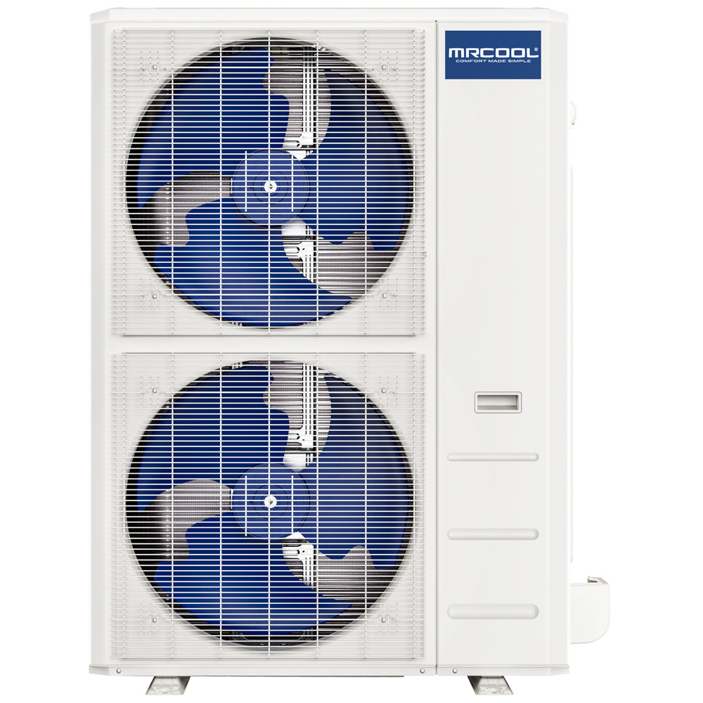 2nd Gen Central Ducted Hyper Heat — outdoor unit. Manufacturer component photograph; verify complete kit contents.