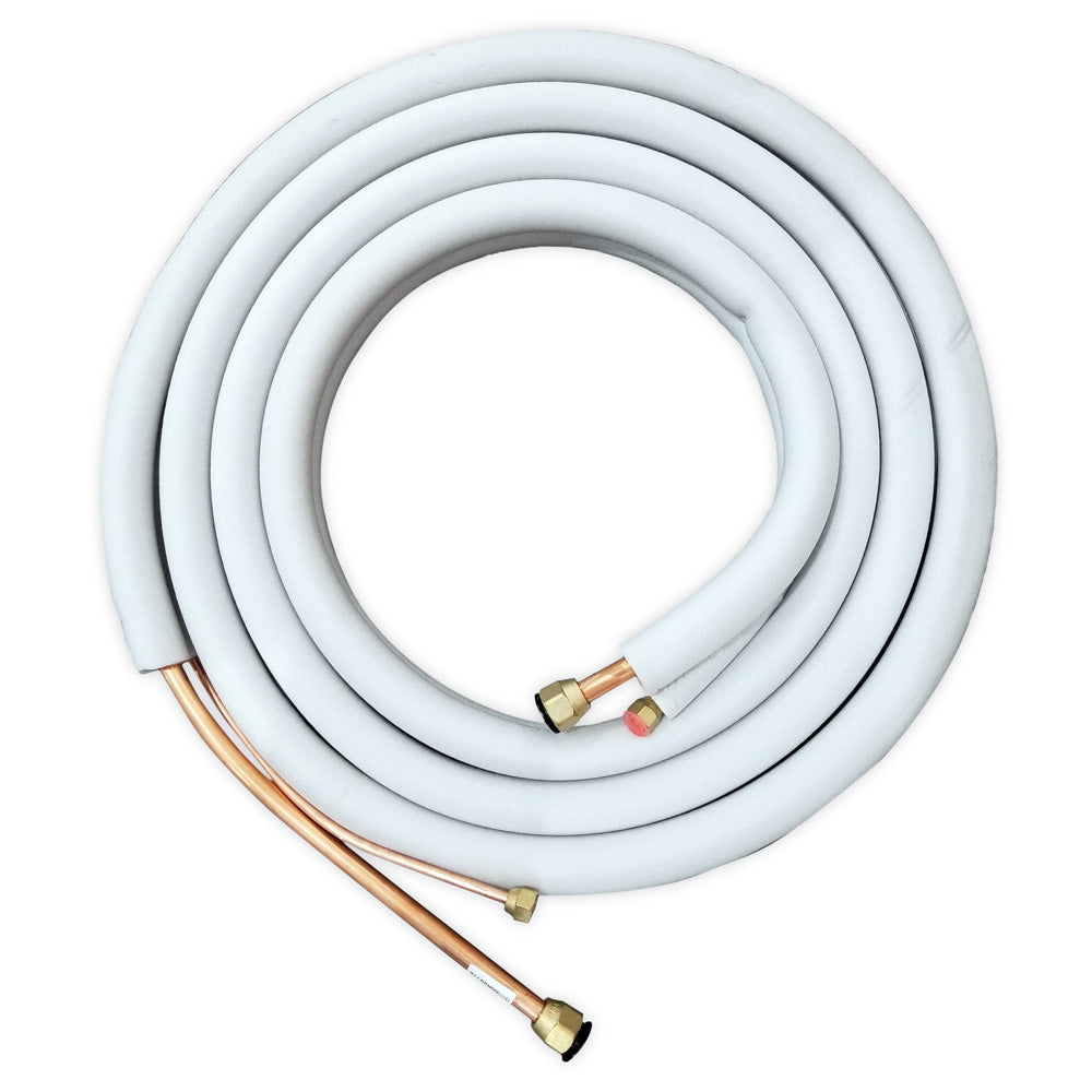 MRCOOL Flared 25 ft Line Set - 1/4 x 1/2 with Cable