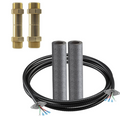 MRCOOL DIY Line Set Coupler Kit - 1/4 in × 1/2 in, 75 ft Cable