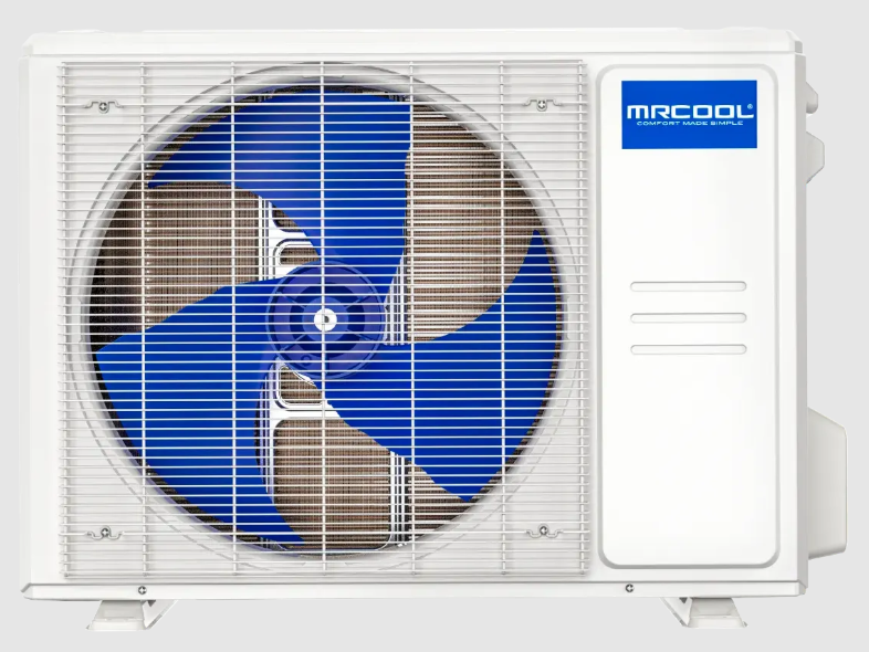 MRCOOL EasyPro 5th Generation outdoor condenser manufacturer family illustration for EZPRO-12-HP-C-11516D-O.